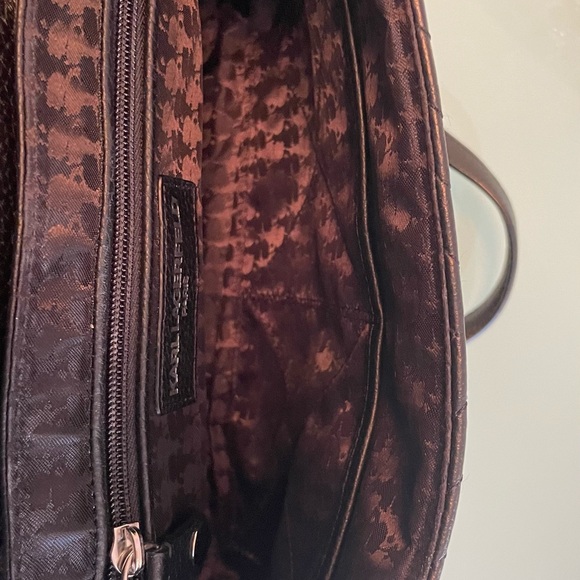 Karl Lagerfeld Paris Agyness Medium Shoulder Bag Black with silver hardware - Picture 6 of 7